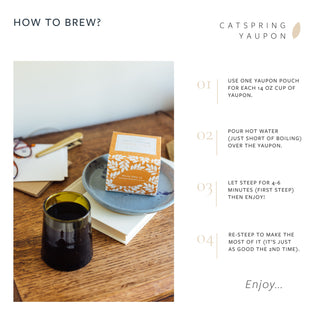 Lost Maples Medium Roast Yaupon – Loose Leaf & Teabag
