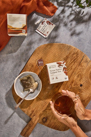 Marfa Dark Roast Yaupon Tea lifestyle