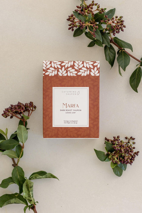 Marfa - Dark Roast  (Loose leaf &amp; teabags) - CatSpring Yaupon