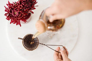 Brass Strainer for Looseleaf Yaupon Tea